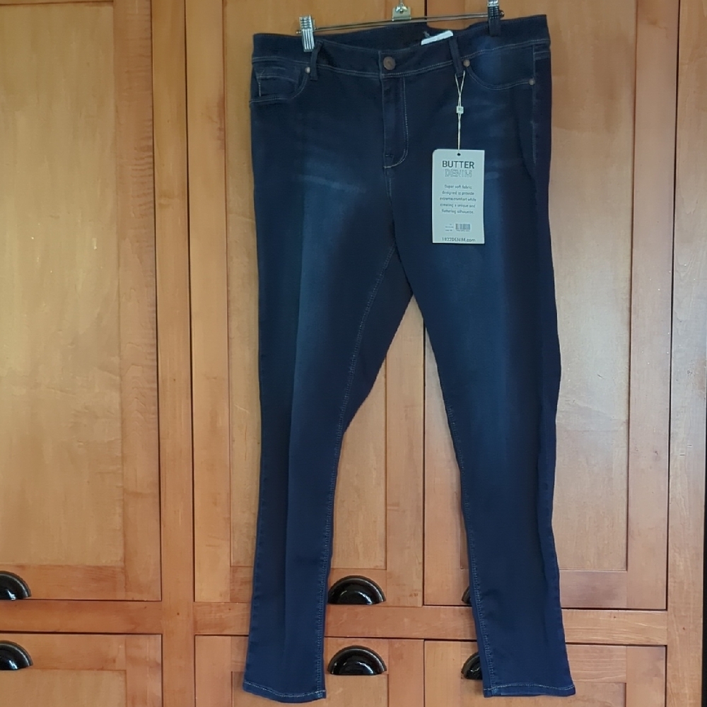 New 1822 Denim Blue Skinny Jeans 34